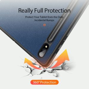 Dux Ducis Coque tablette Domo Samsung Galaxy Tab S9 - Bleu foncé