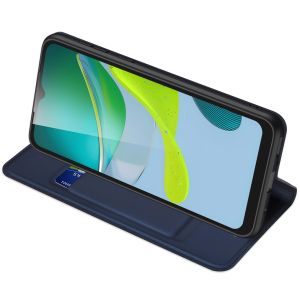 Dux Ducis Étui de téléphone Slim Motorola Moto E13 - Bleu foncé