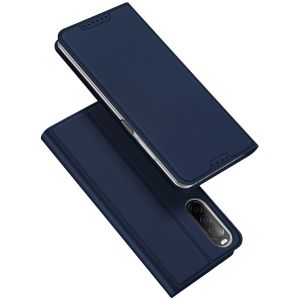 Dux Ducis Étui de téléphone Slim Sony Xperia 10 V - Bleu foncé