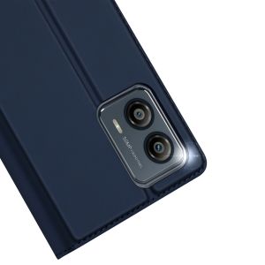 Dux Ducis Étui de téléphone Slim Motorola Moto G53 - Bleu foncé