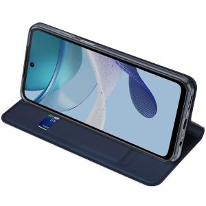 Dux Ducis Étui de téléphone Slim Motorola Moto G53 - Bleu foncé