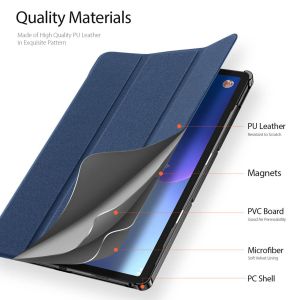 Dux Ducis Coque tablette Domo Lenovo Tab P11 (2nd gen) - Bleu foncé