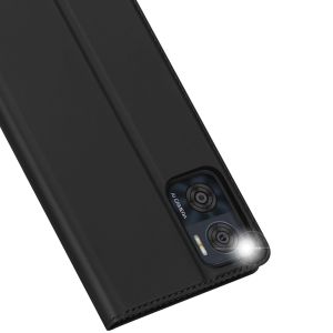 Dux Ducis Étui de téléphone Slim Motorola Moto E22 - Noir