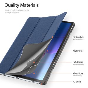 Dux Ducis Coque tablette Domo Lenovo Tab M10 (3rd gen) - Bleu foncé