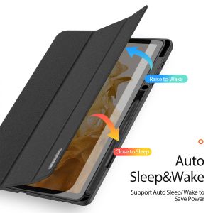 Dux Ducis Coque tablette Domo Samsung Galaxy Tab S8 Plus / S7 Plus - Noir