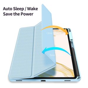Dux Ducis Coque tablette Toby Samsung Galaxy Tab S8 Plus / S7 Plus / S7 FE - Bleu