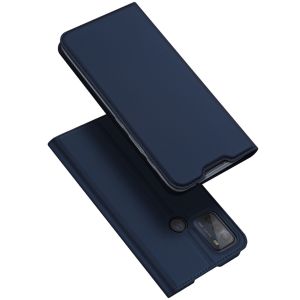 Dux Ducis Étui de téléphone Slim Motorola G50 - Bleu foncé