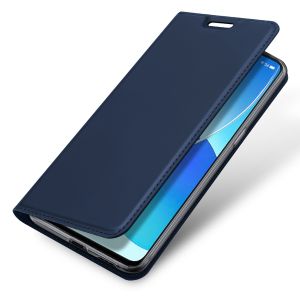 Dux Ducis Étui de téléphone Slim Oppo Reno 6 5G - Bleu foncé