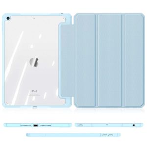 Dux Ducis Coque tablette Toby iPad 9 (2021) 10.2 pouces / iPad 8 (2020) 10.2 pouces / iPad 7 (2019) 10.2 pouces - Bleu