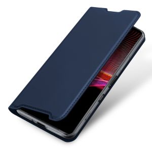 Dux Ducis Étui de téléphone Slim Sony Xperia 1 III - Bleu foncé