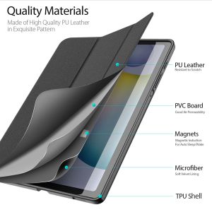 Dux Ducis Coque tablette Domo Samsung Galaxy Tab S6 Lite / Tab S6 Lite (2022) - Noir