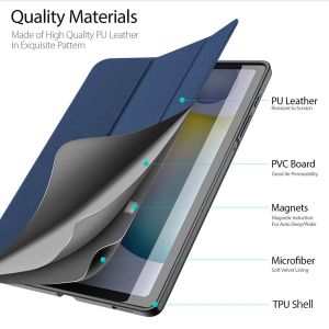Dux Ducis Coque tablette Domo Samsung Galaxy Tab S6 Lite / Tab S6 Lite (2022) - Bleu