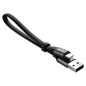 Baseus Nimble Series câble USB-A vers Lightning extra court - 23 centimètres - noir