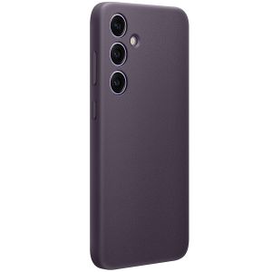 Samsung Coque originale en cuir vegan Galaxy S24 Plus - Dark Violet
