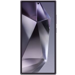 Samsung Coque originale en cuir vegan Galaxy S24 Ultra - Dark Violet