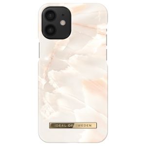 iDeal of Sweden Coque Fashion iPhone 12 Mini - Rose Pearl Marble