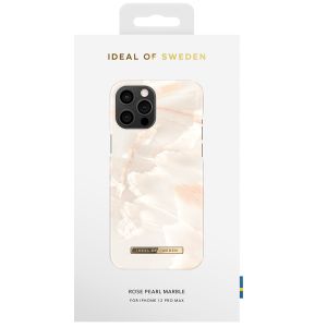 iDeal of Sweden Coque Fashion iPhone 12 Pro Max - Rose Pearl Marble