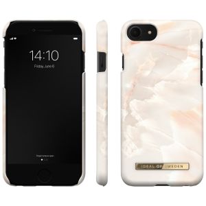 iDeal of Sweden Coque Fashion iPhone SE (2022 / 2020) / 8 / 7 / 6(s) - Rose Pearl Marble