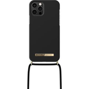 iDeal of Sweden Coque Ordinary Necklace iPhone 12 (Pro) - Jet Black
