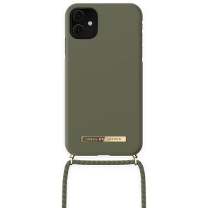 iDeal of Sweden Coque Ordinary Necklace iPhone 11 - Cool Khaki