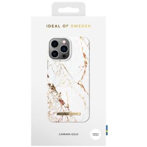iDeal of Sweden Coque Fashion iPhone 13 Pro Max - Carrara Gold