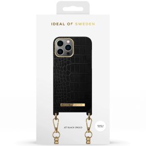 iDeal of Sweden Coque collier Atelier iPhone 13 Pro Max - Jet Black Croco