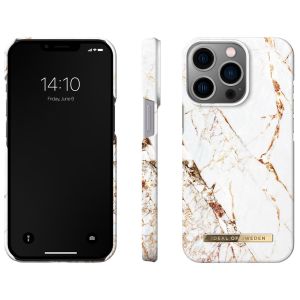 iDeal of Sweden Coque Fashion iPhone 13 Pro - Carrara Gold