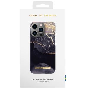 iDeal of Sweden Coque Fashion iPhone 13 Pro - Golden Twilight Marble
