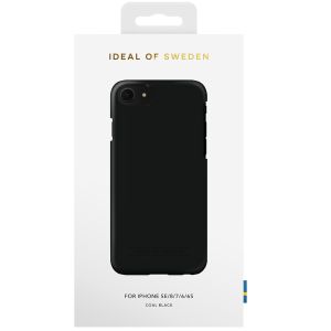 iDeal of Sweden Seamless Case Backcover iPhone SE (2022 / 2020) / 8 / 7 / 6(s) - Coal Black