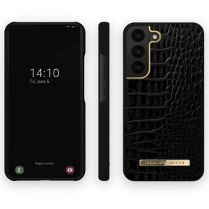 iDeal of Sweden Coque Atelier Samsung Galaxy S22 - Neo Noir Croco