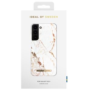 iDeal of Sweden Coque Fashion Samsung Galaxy S22 Plus - Carrara Gold