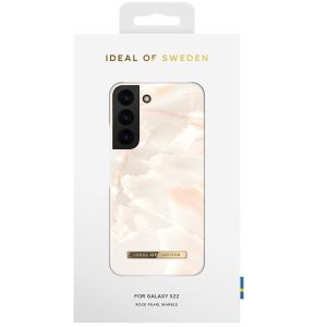 iDeal of Sweden Coque Fashion Samsung Galaxy S22 - Rose Pearl Marble