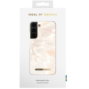iDeal of Sweden Coque Fashion Samsung Galaxy S22 Plus - Rose Pearl Marble