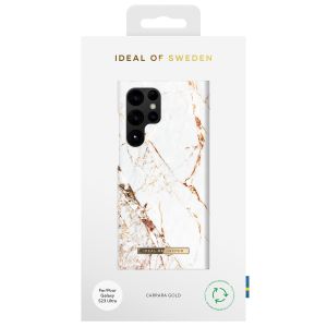 iDeal of Sweden Coque Fashion Samsung Galaxy S23 Ultra - Carrara Gold