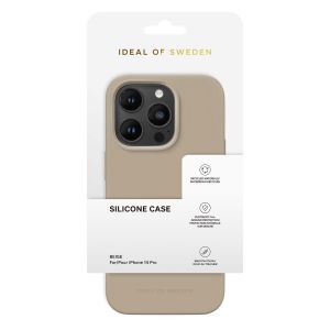 iDeal of Sweden Coque Silicone iPhone 14 Pro - Beige