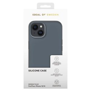 iDeal of Sweden Coque Silicone iPhone 14 - Midnight Blue