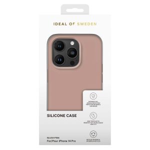 iDeal of Sweden Coque Silicone iPhone 14 Pro - Blush Pink