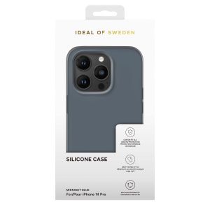 iDeal of Sweden Coque Silicone iPhone 14 Pro - Midnight Blue