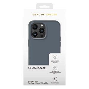 iDeal of Sweden Coque Silicone iPhone 14 Pro Max - Midnight Blue