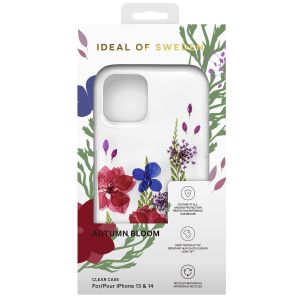iDeal of Sweden Coque Clear iPhone 14 / 13 - Autumn Bloom