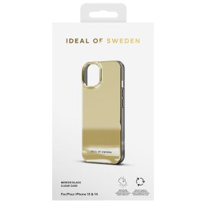 iDeal of Sweden Coque arrière Mirror iPhone 14 - Gold