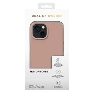 iDeal of Sweden Coque Silicone iPhone 15 - Blush Pink