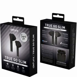 Defunc True Go Slim - ﻿Écouteurs sans fil - Écouteurs sans fil Bluetooth - Noir