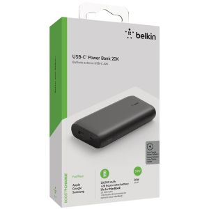 Belkin Batterie externe Boost↑Charge™ USB-C - 20.000 mAh - Connexion USB-C - Noir