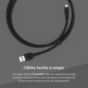 Belkin Câble Boost↑Charge™ USB-A vers Lightning en silicone - 1 mètre  - Noir
