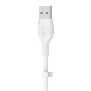 Belkin Câble Boost↑Charge™ USB-A vers Lightning en silicone - 1 mètre  - Blanc
