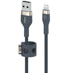 Belkin ﻿Câble Boost↑Charge™ USB-A vers Lightning en silicone tressé - 1 mètre - Bleu
