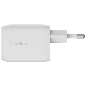Belkin ﻿Adaptateur Boost↑Charge™ GaN Pro 2 ports - USB-C - 65 W - Blanc