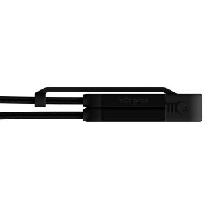 Rolling Square inCharge® XL câble de charge rapide 6-en-1 - 30 cm - Black