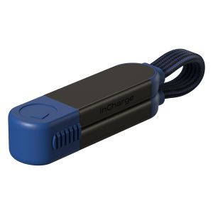 Rolling Square inCharge® X 6-in-1 connecteur de charge pour porte-clés - Sapphire Blue